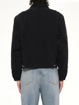The Leather Work Jacket in Black