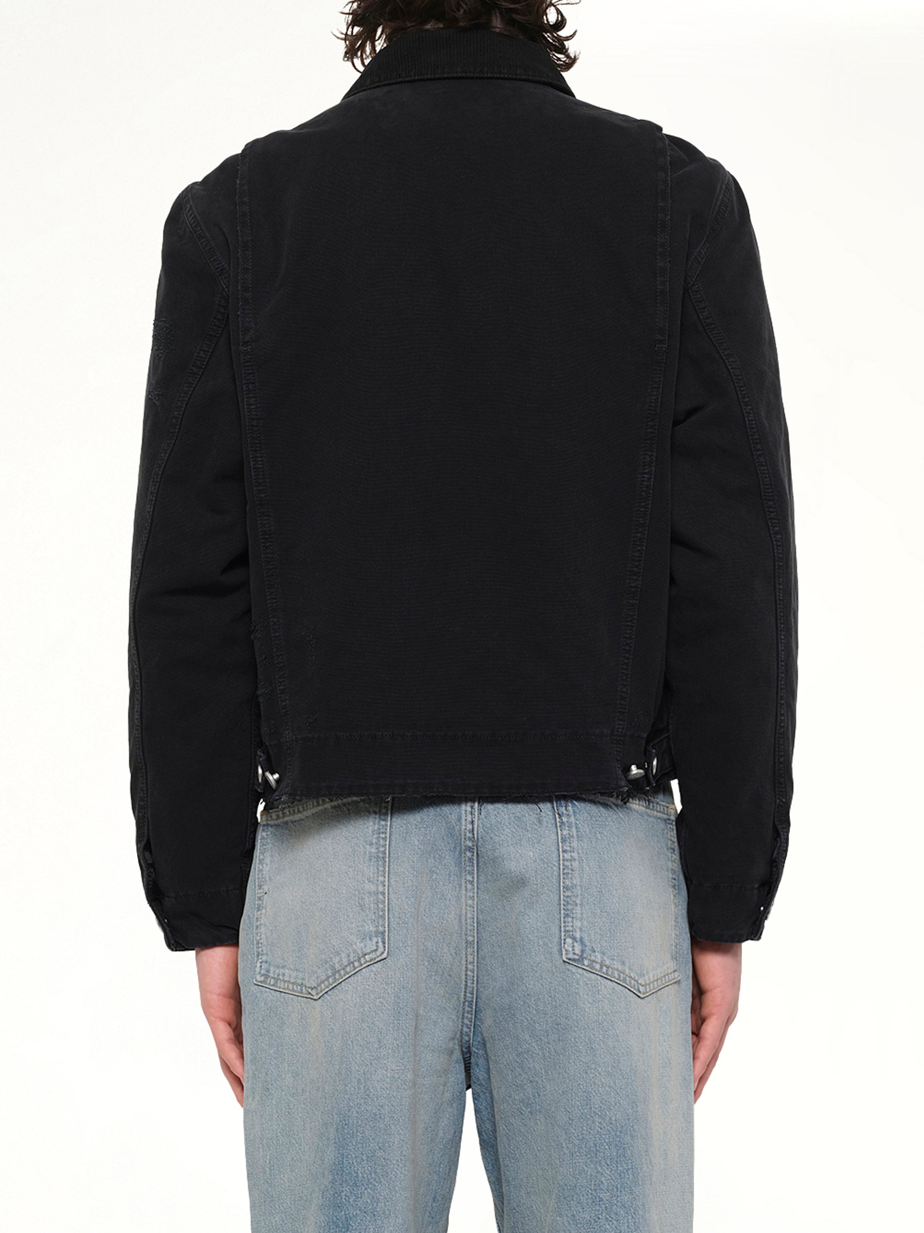 The Leather Work Jacket in Black