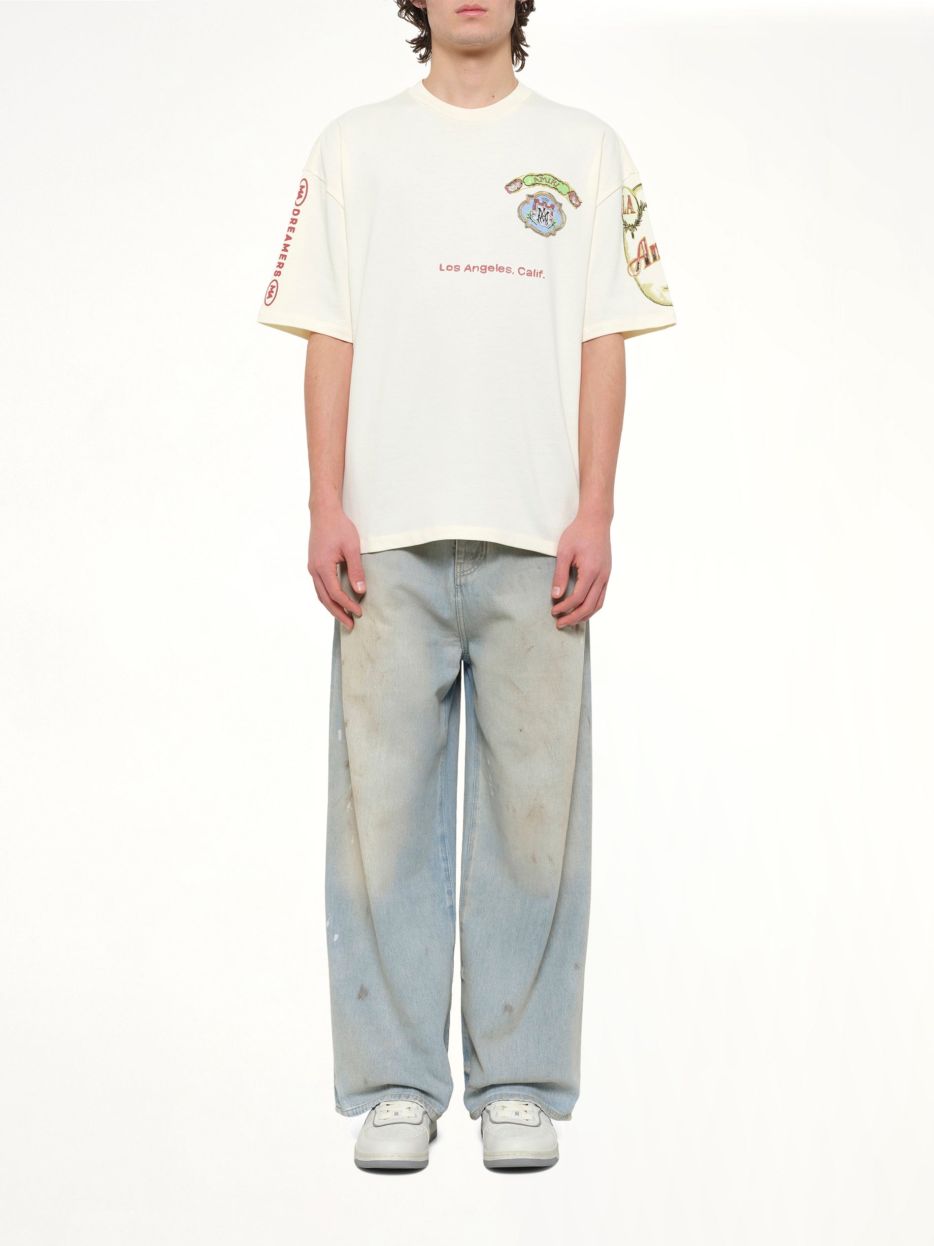 Vista Skate T-Shirt in Ivory