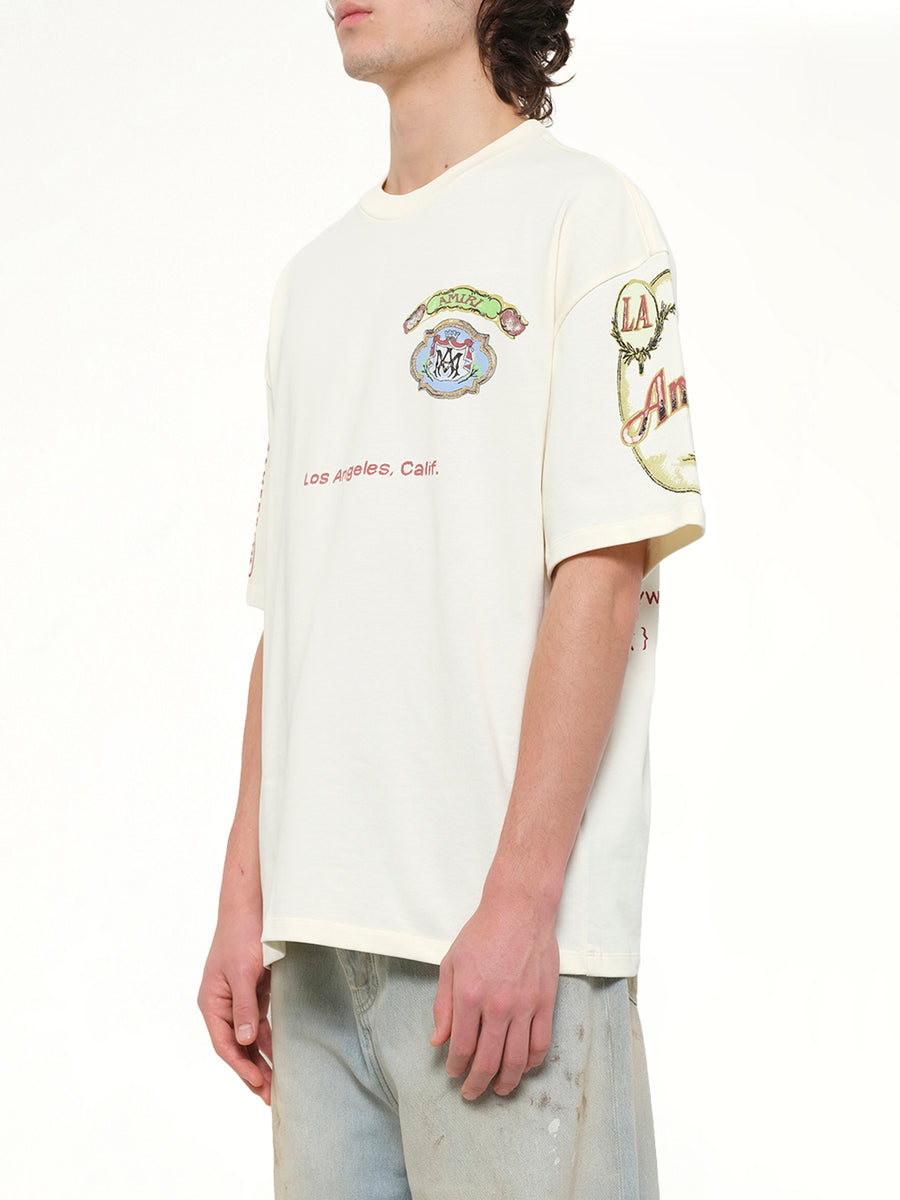 Vista Skate T-Shirt in Ivory