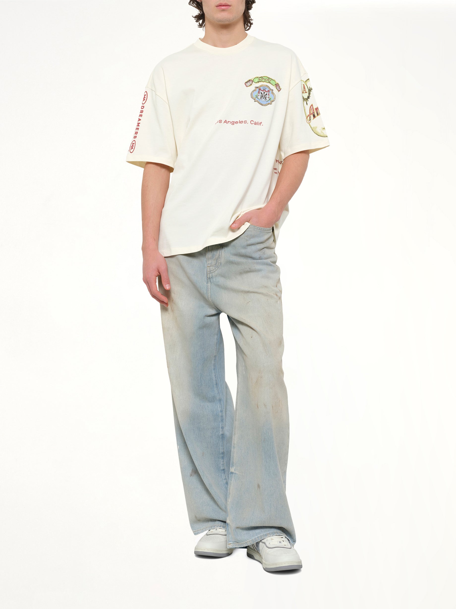 Vista Skate T-Shirt in Ivory