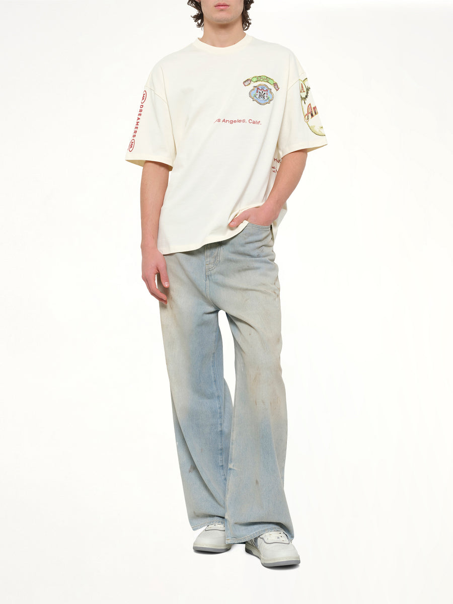 Vista Skate T-Shirt in Ivory
