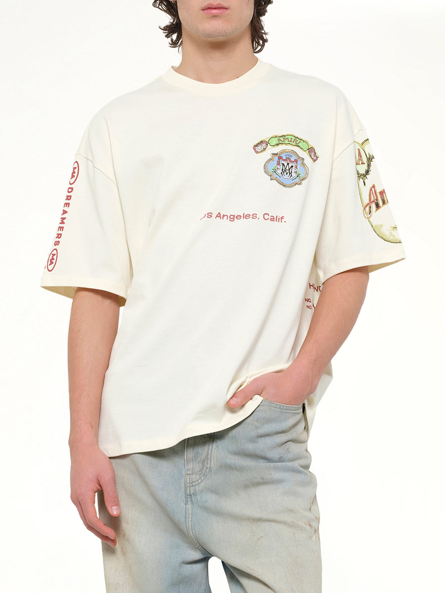 Vista Skate T-Shirt in Ivory