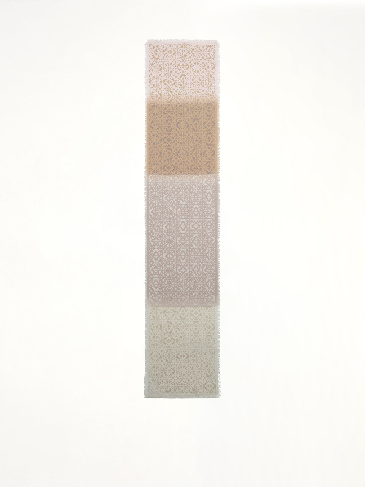 45X200 Anagram Scarf in Light Link/Beige