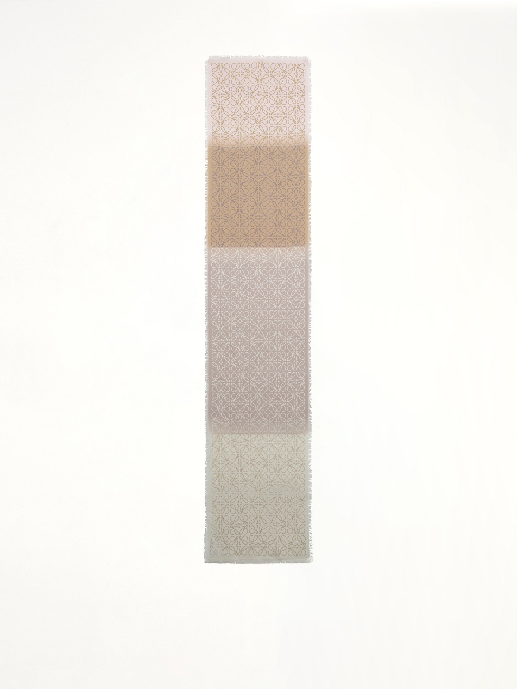 45X200 Anagram Scarf in Light Link/Beige