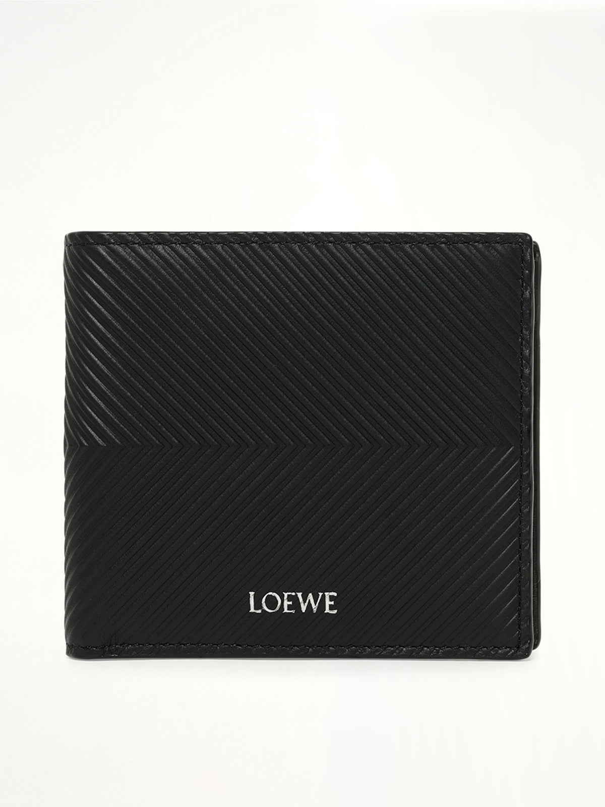 Loewe Graphic Bifold Coin Wallet in Black
