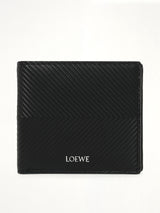 Loewe Graphic Bifold Coin Wallet in Black