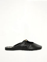 Pebble Soft Mule in Black