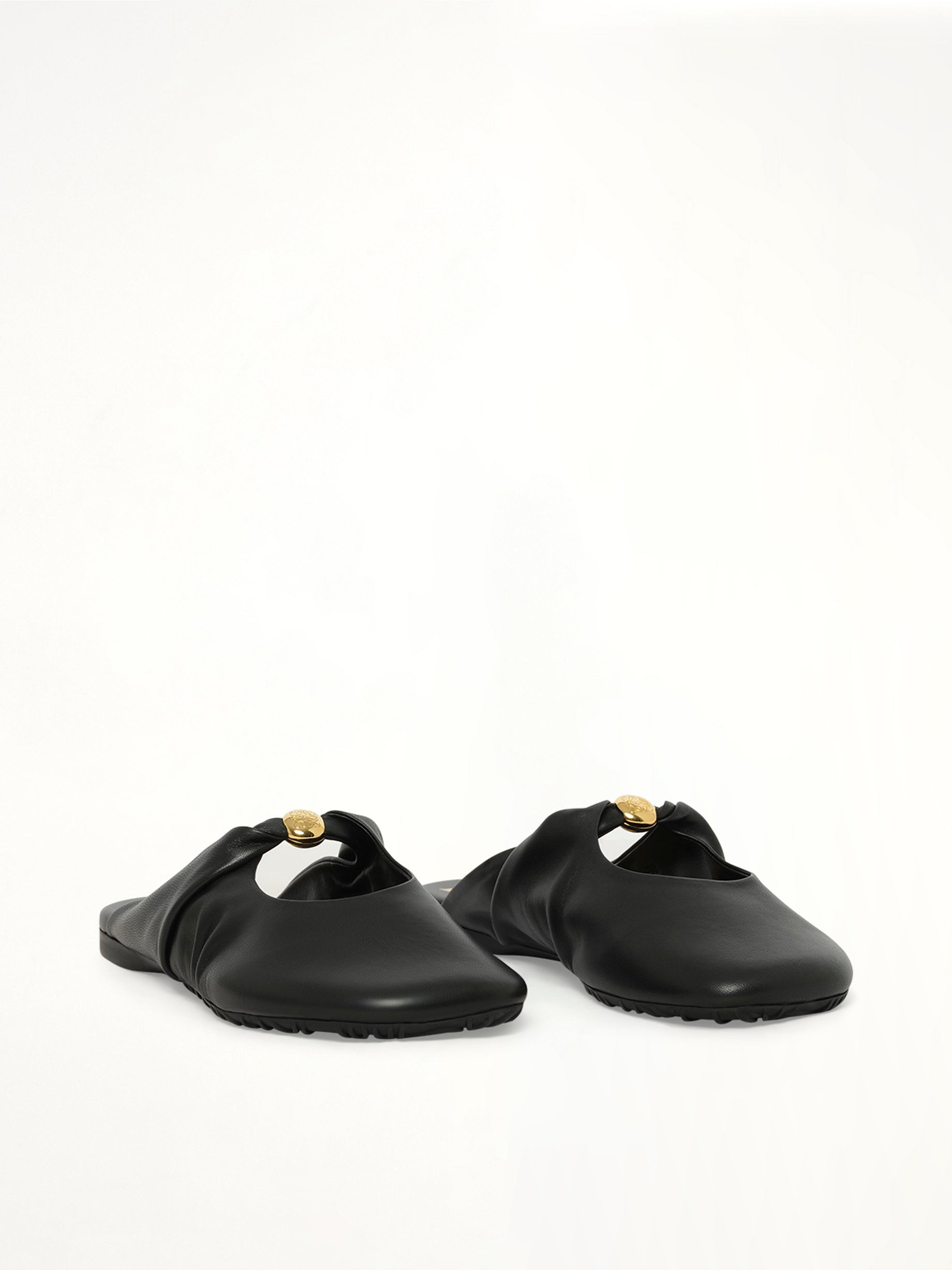 Pebble Soft Mule in Black