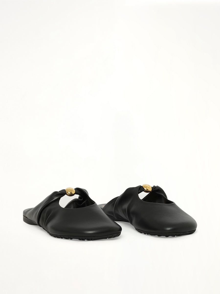Pebble Soft Mule in Black