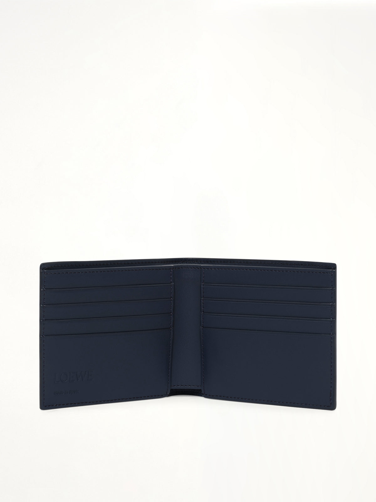 Puzzle Edge Bifold Wallet Multi in Blue Grey/Navy