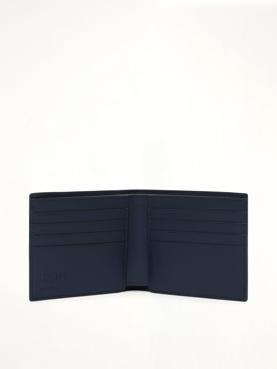 Puzzle Edge Bifold Wallet Multi in Blue Grey/Navy