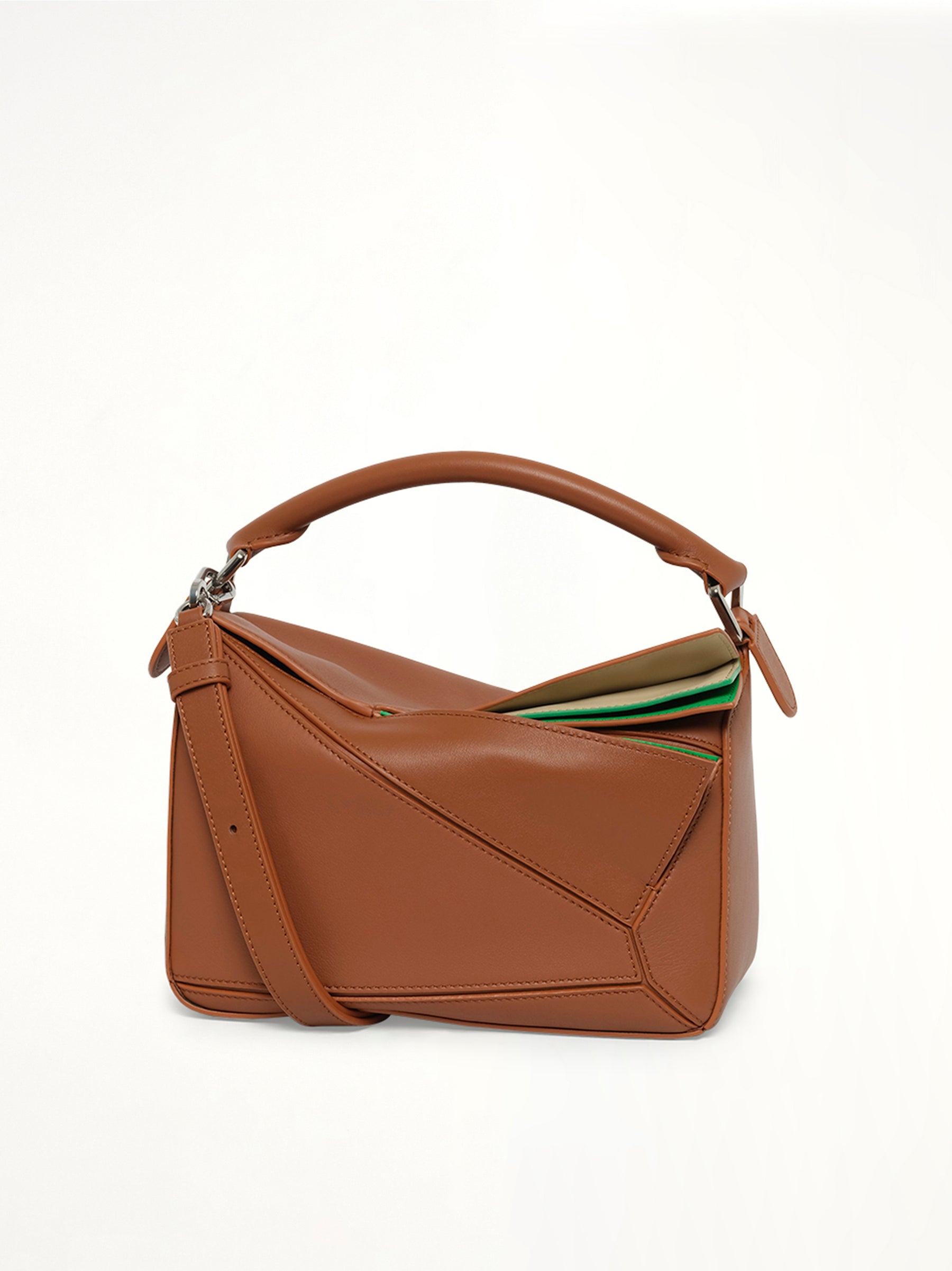 Puzzle Layers S Bag in Multicolor Squirrel
