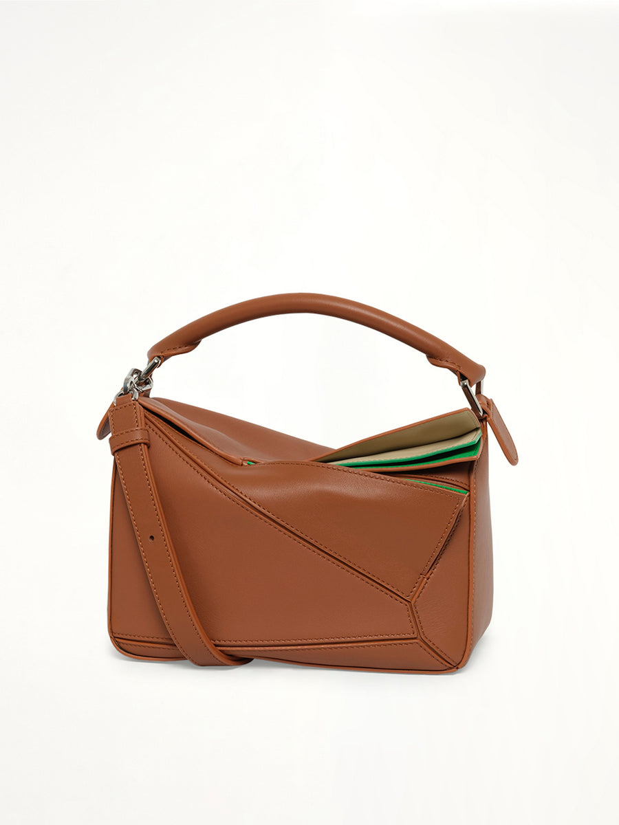 Puzzle Layers S Bag in Multicolor Squirrel
