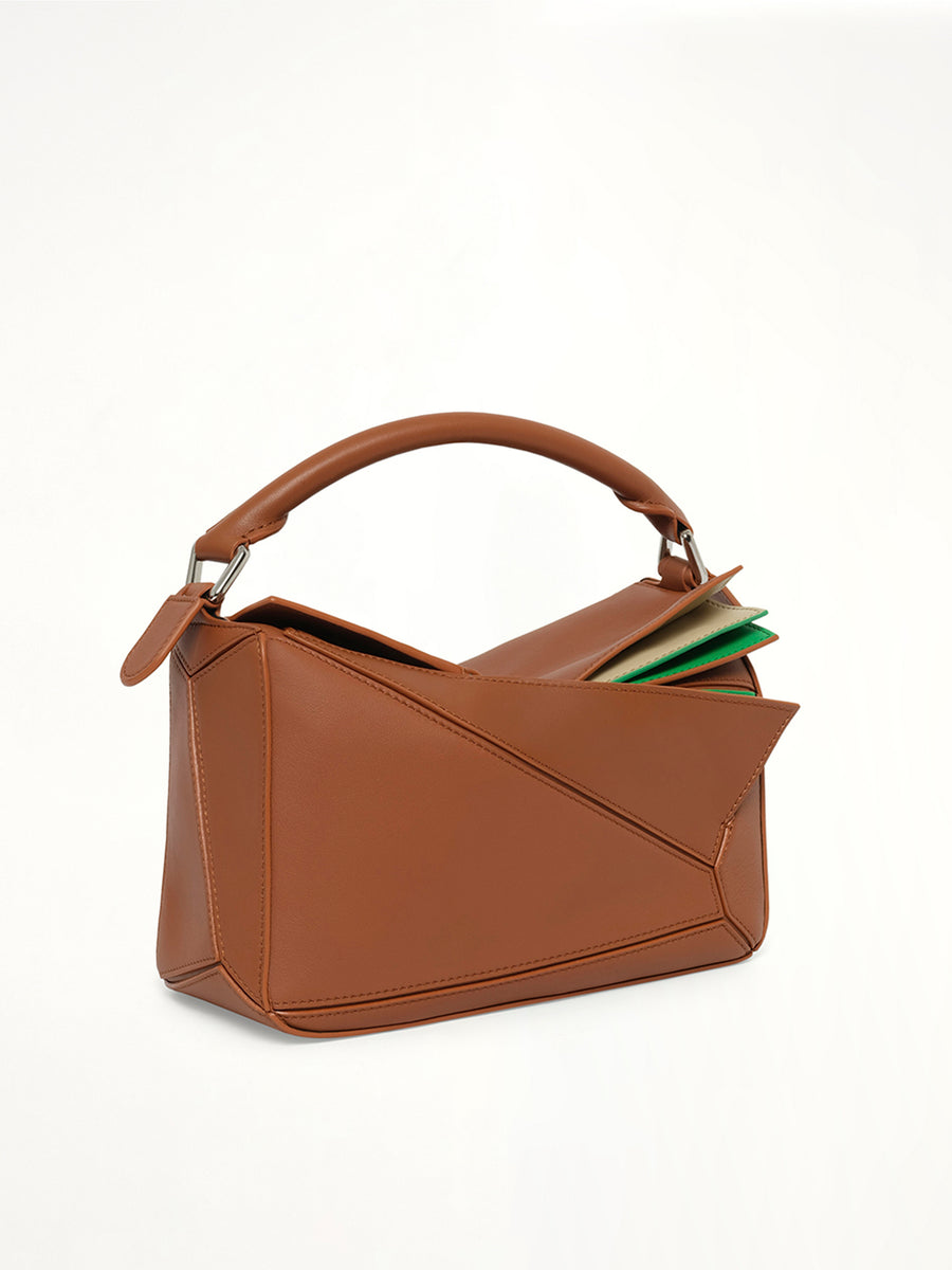 Puzzle Layers S Bag in Multicolor Squirrel