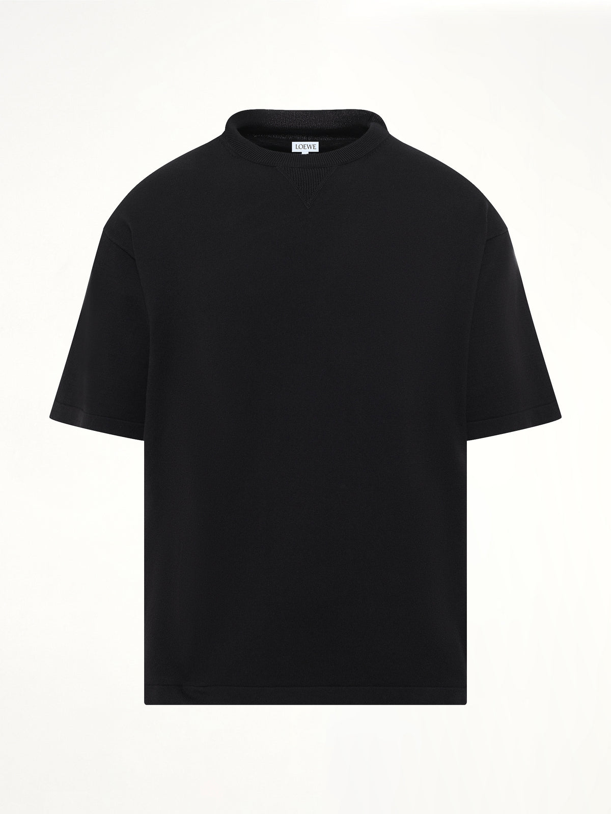 Twisted Rib Top in Black