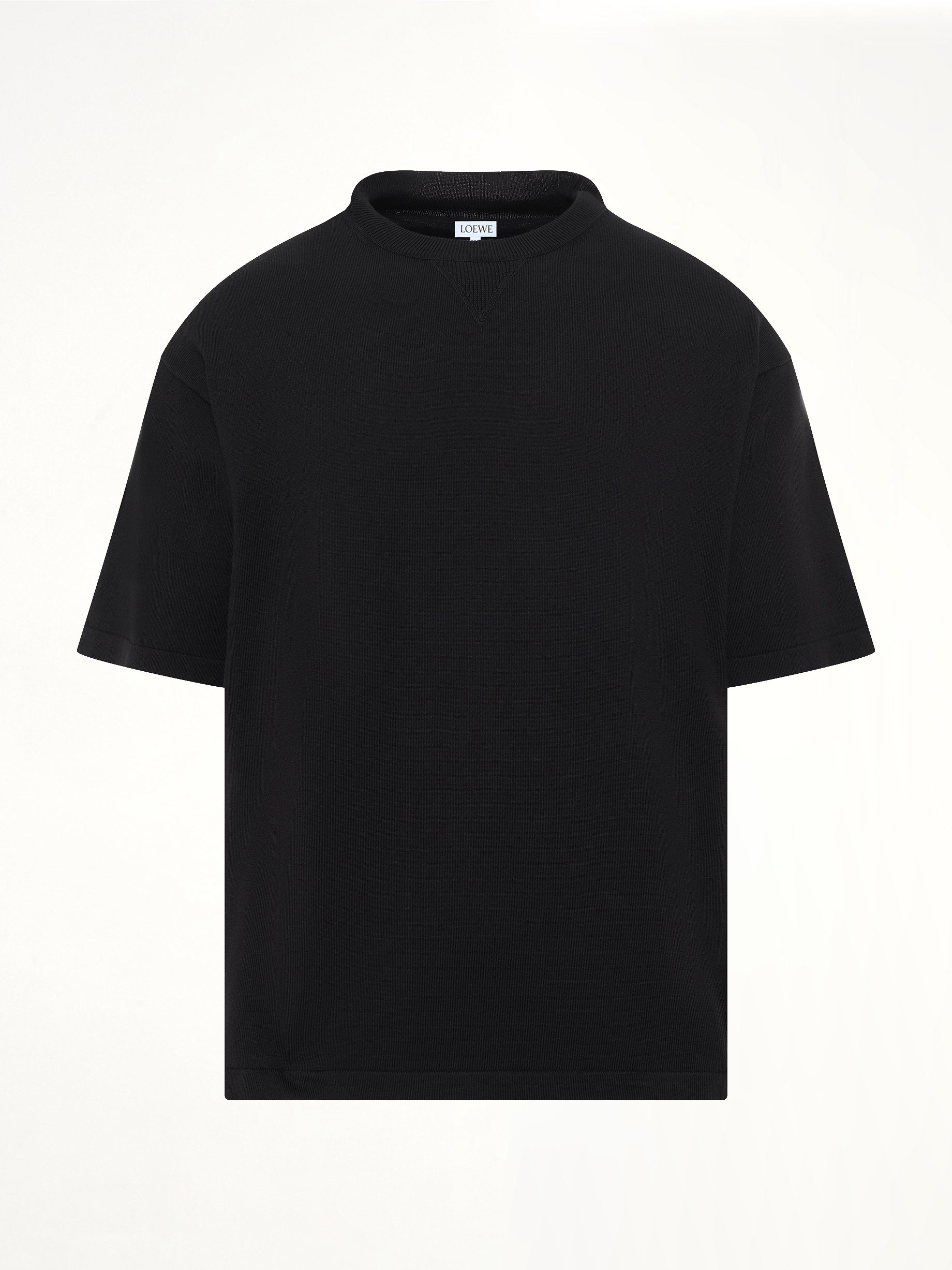 Twisted Rib Top in Black