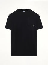 Two-Tone Anagram Relaxed Fit T-Shirt in Black