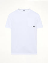 Two-Tone Anagram Relaxed Fit T-Shirt in White