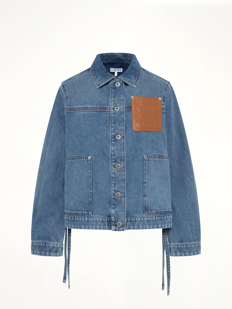 Workwear Jacket in Jeans Blue