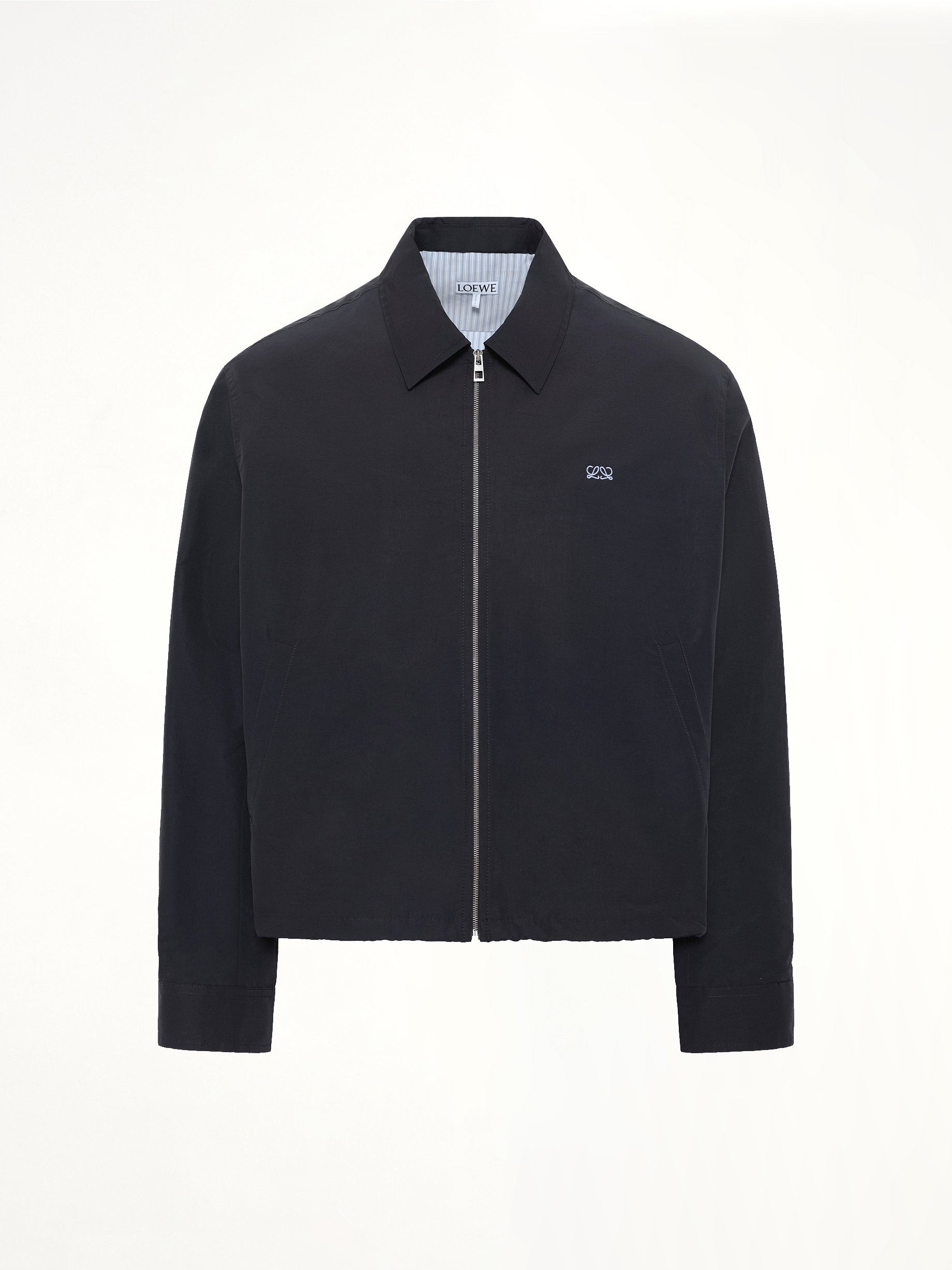 Zip-Up Jacket in Black