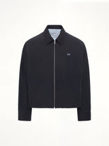 Zip-Up Jacket in Black