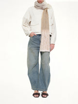 45X200 Anagram Scarf in Light Link/Beige