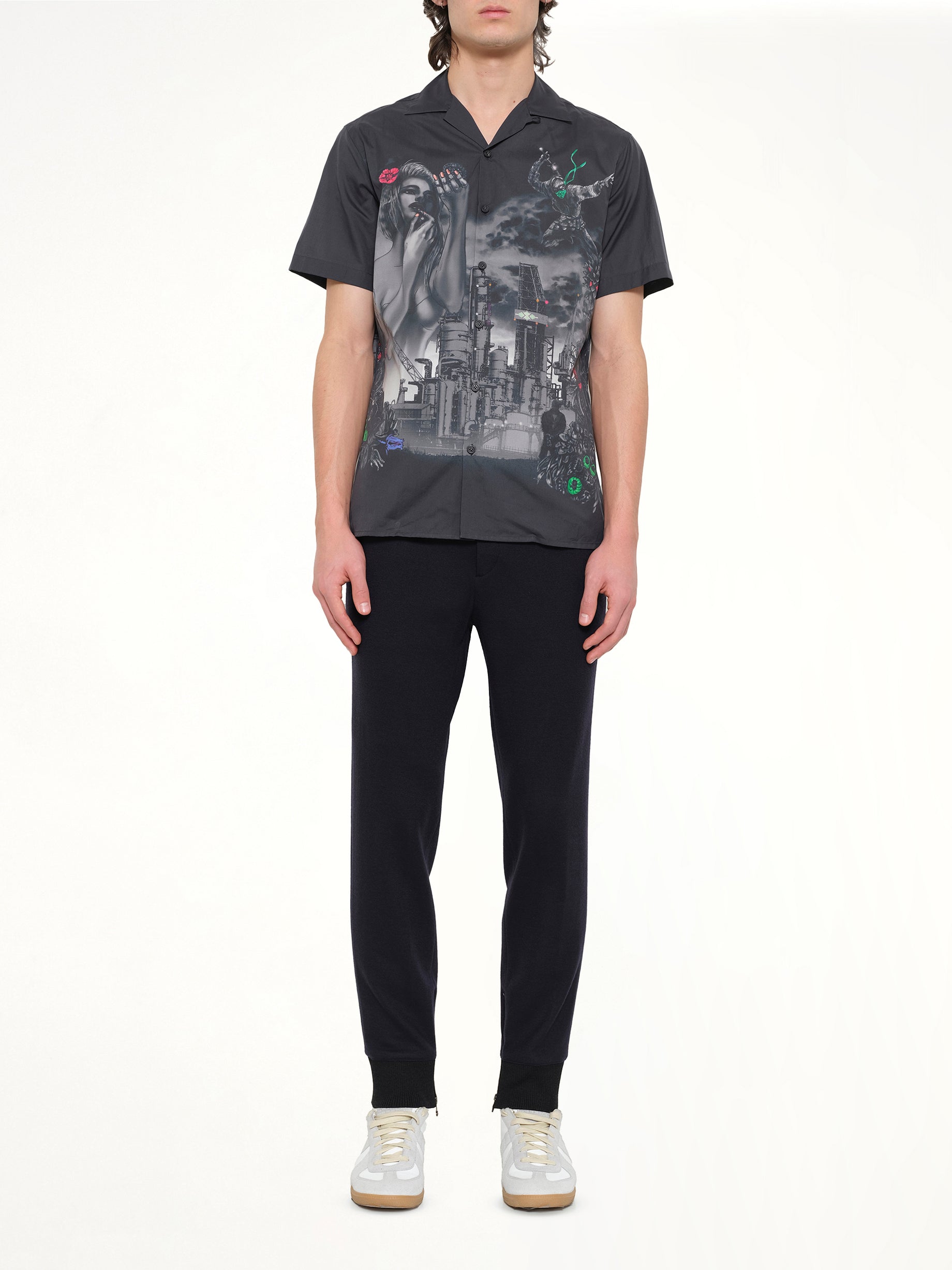 Bowling Shirt in Black