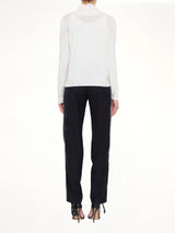 Braid Cardigan in White