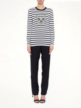 Cat Sweater Stripes in Black