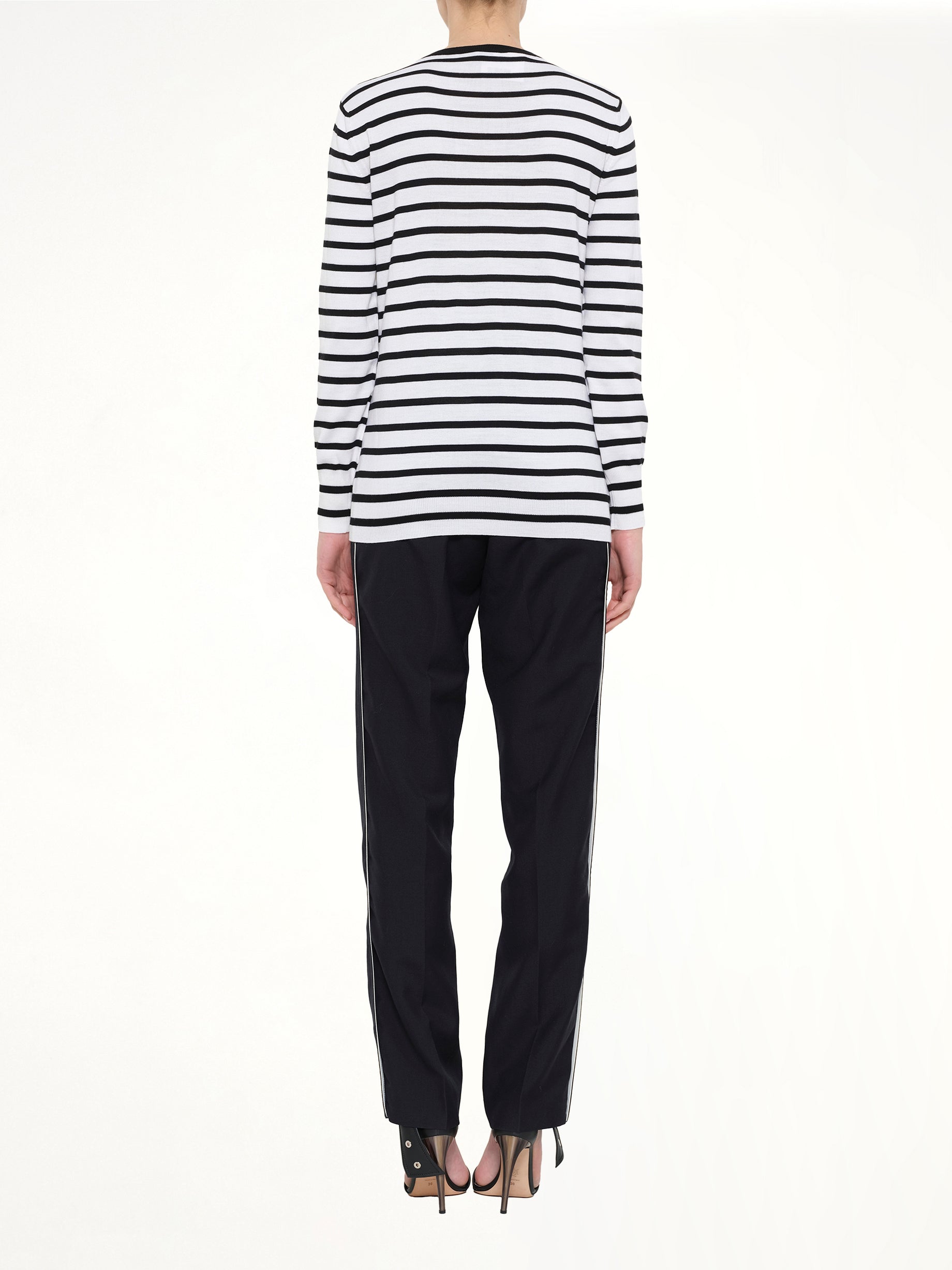 Cat Sweater Stripes in Black