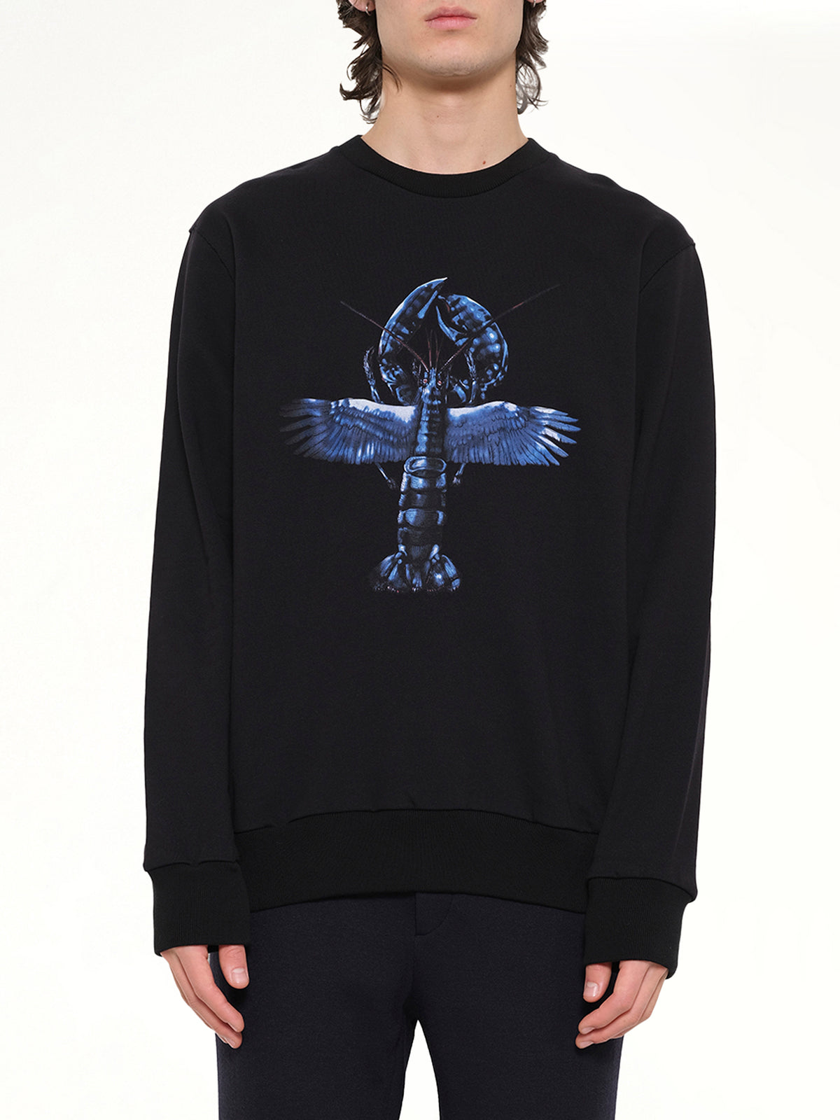 Flying Lobster Sweatshirt in Black