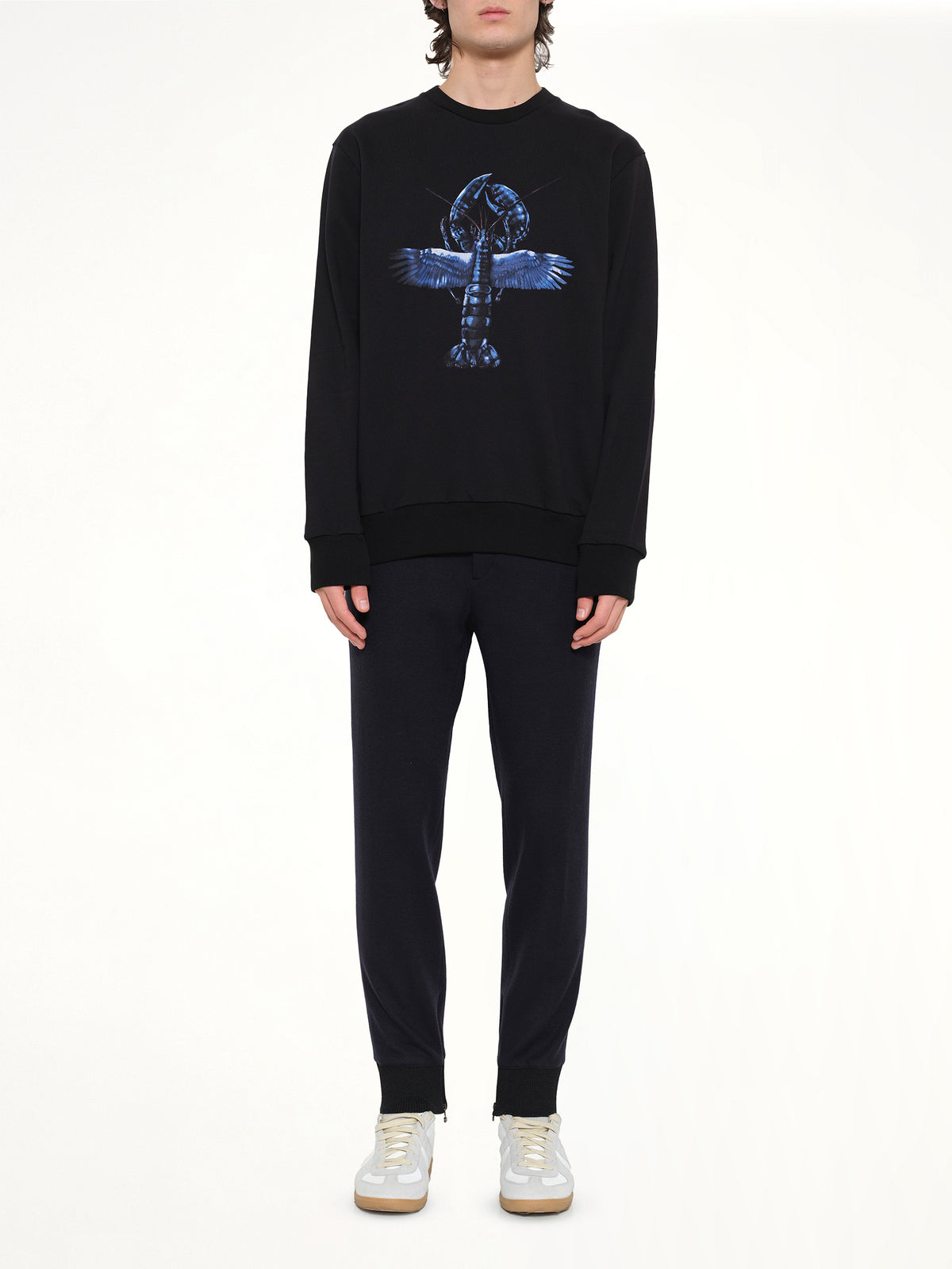 Flying Lobster Sweatshirt in Black