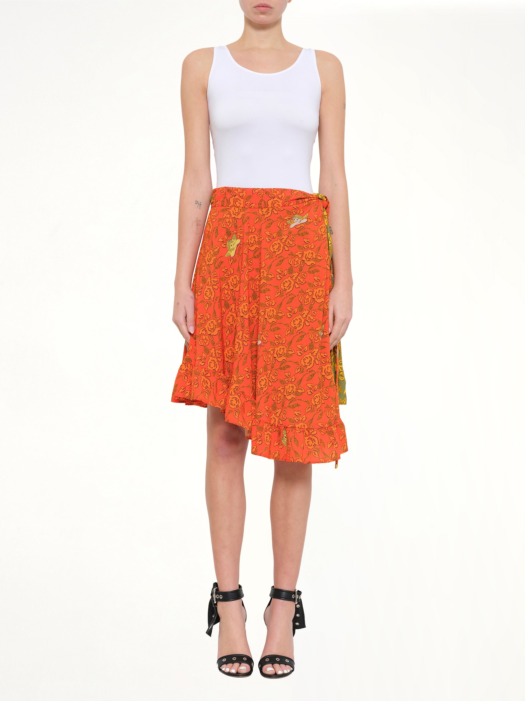 Loewe x Paula  Wrap Skirt in Multicolor