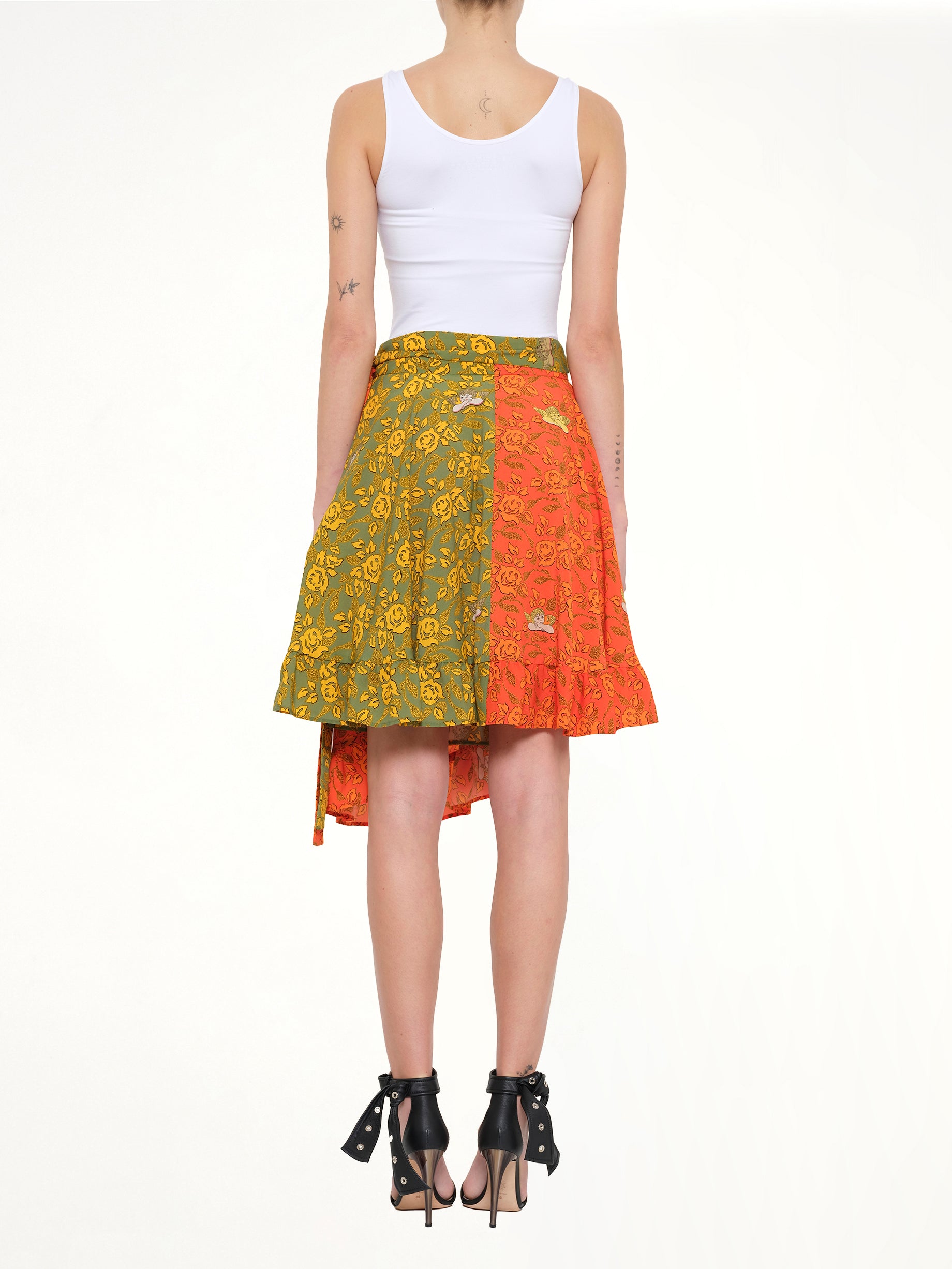 Loewe x Paula  Wrap Skirt in Multicolor