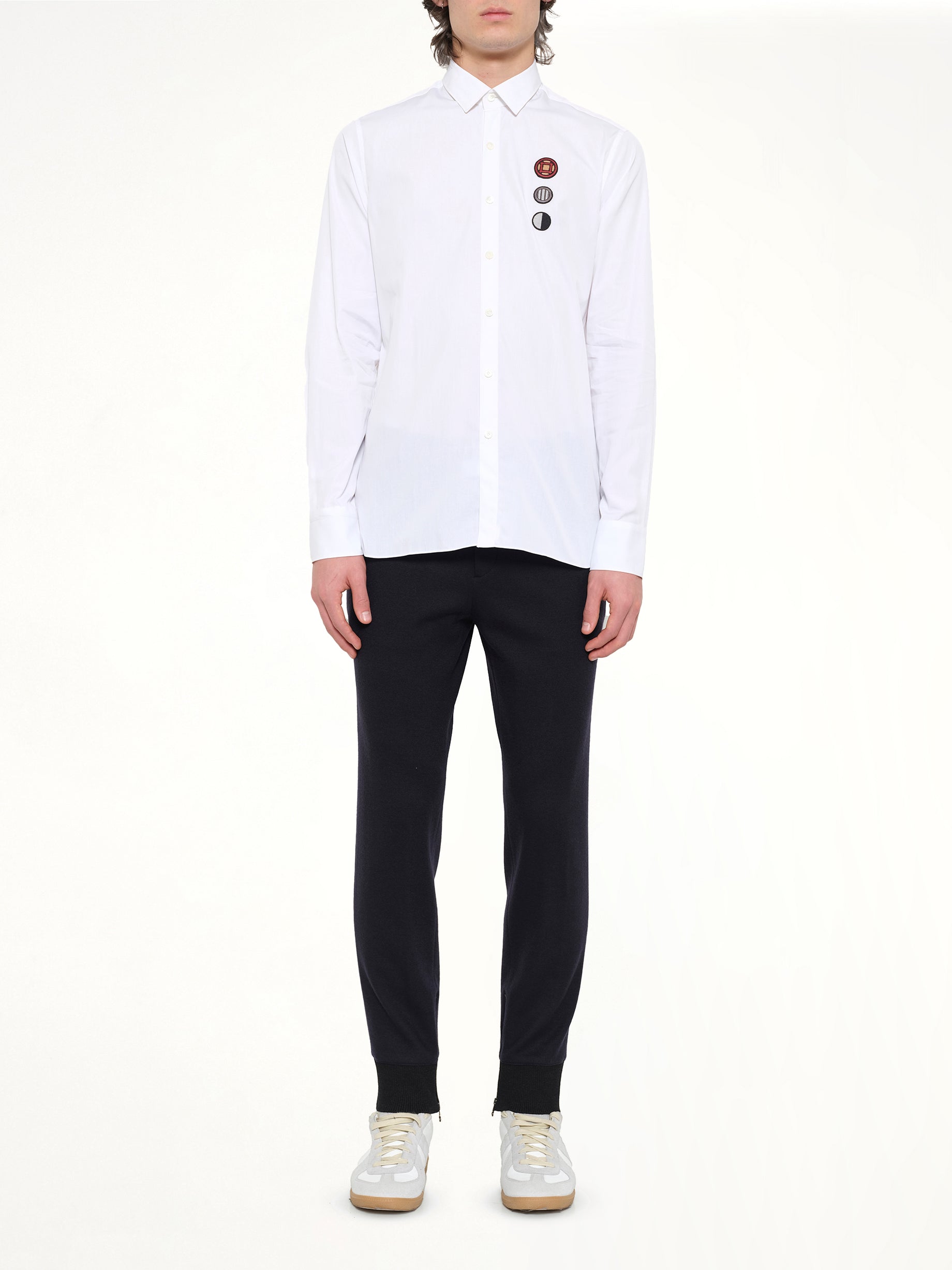 Patch Medal 1 Shirt in White