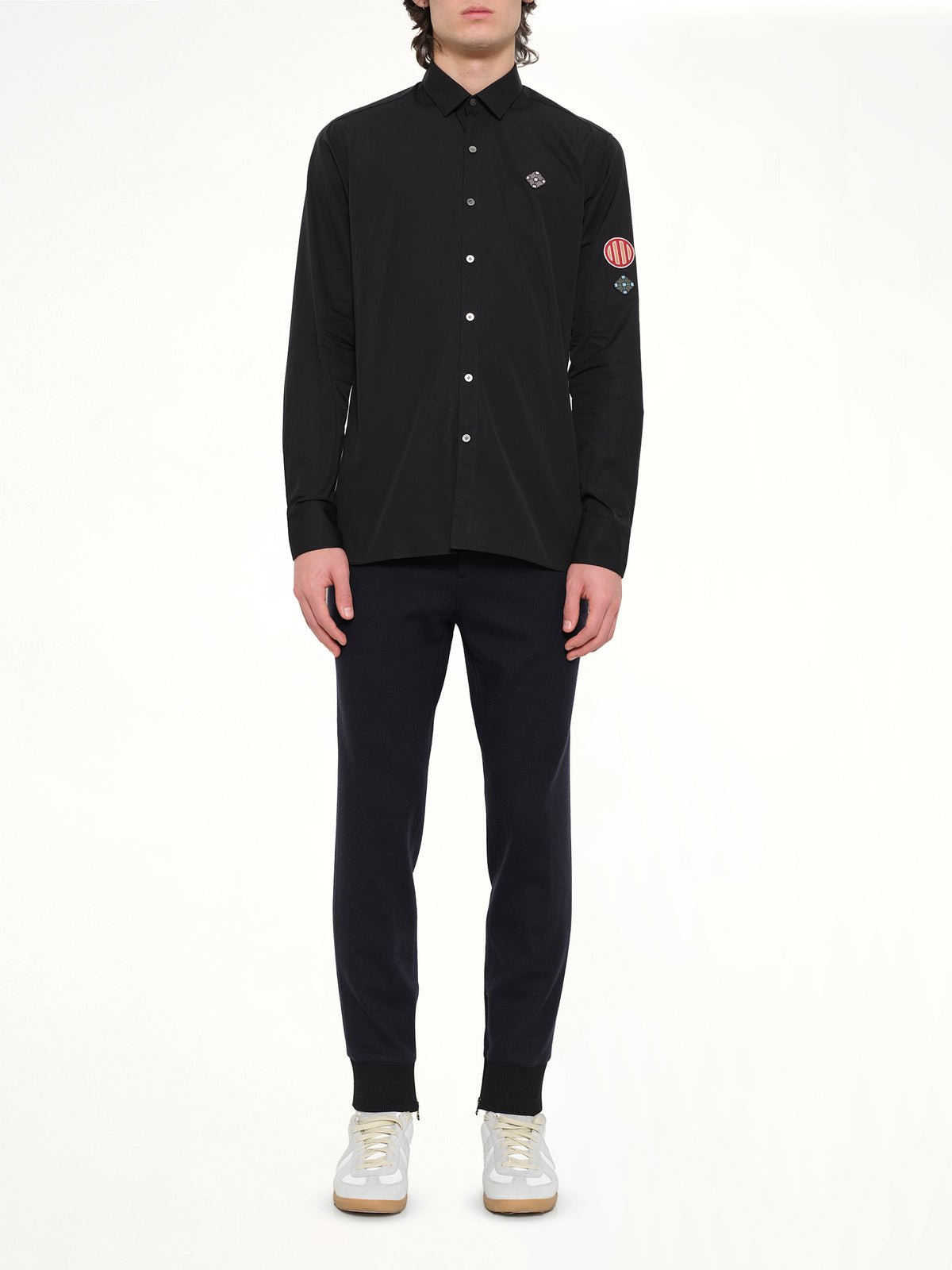 Patch Medal 2 Shirt in Black