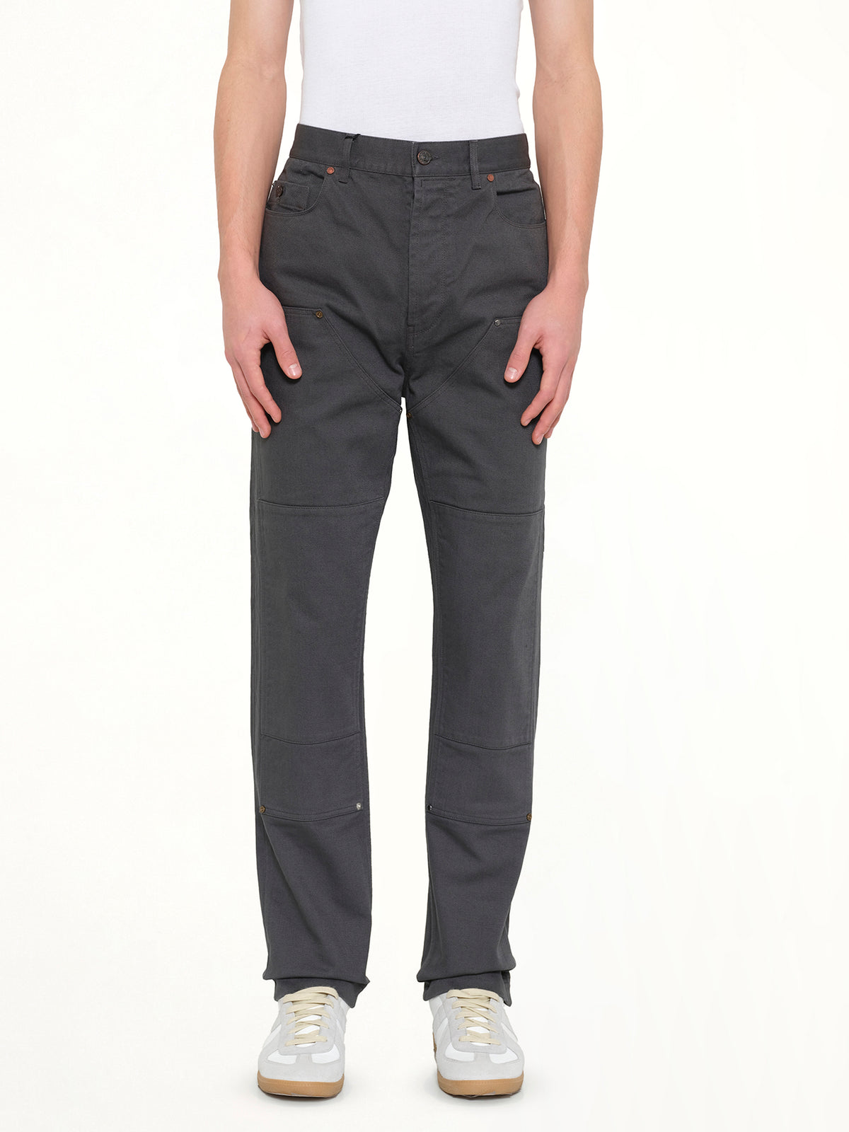 Patch Pants in Anth