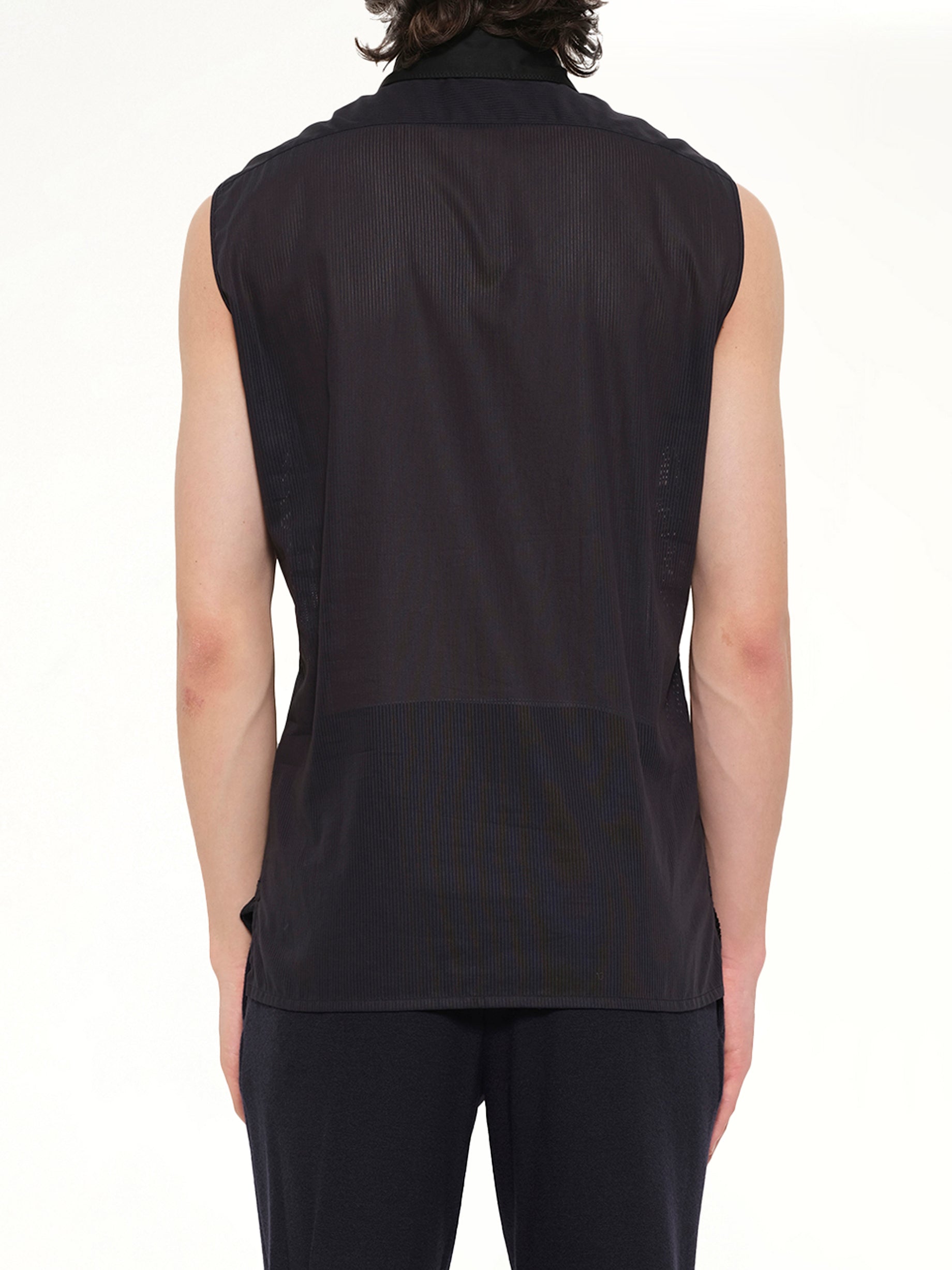 S/Less Shirt Patchwork in Black