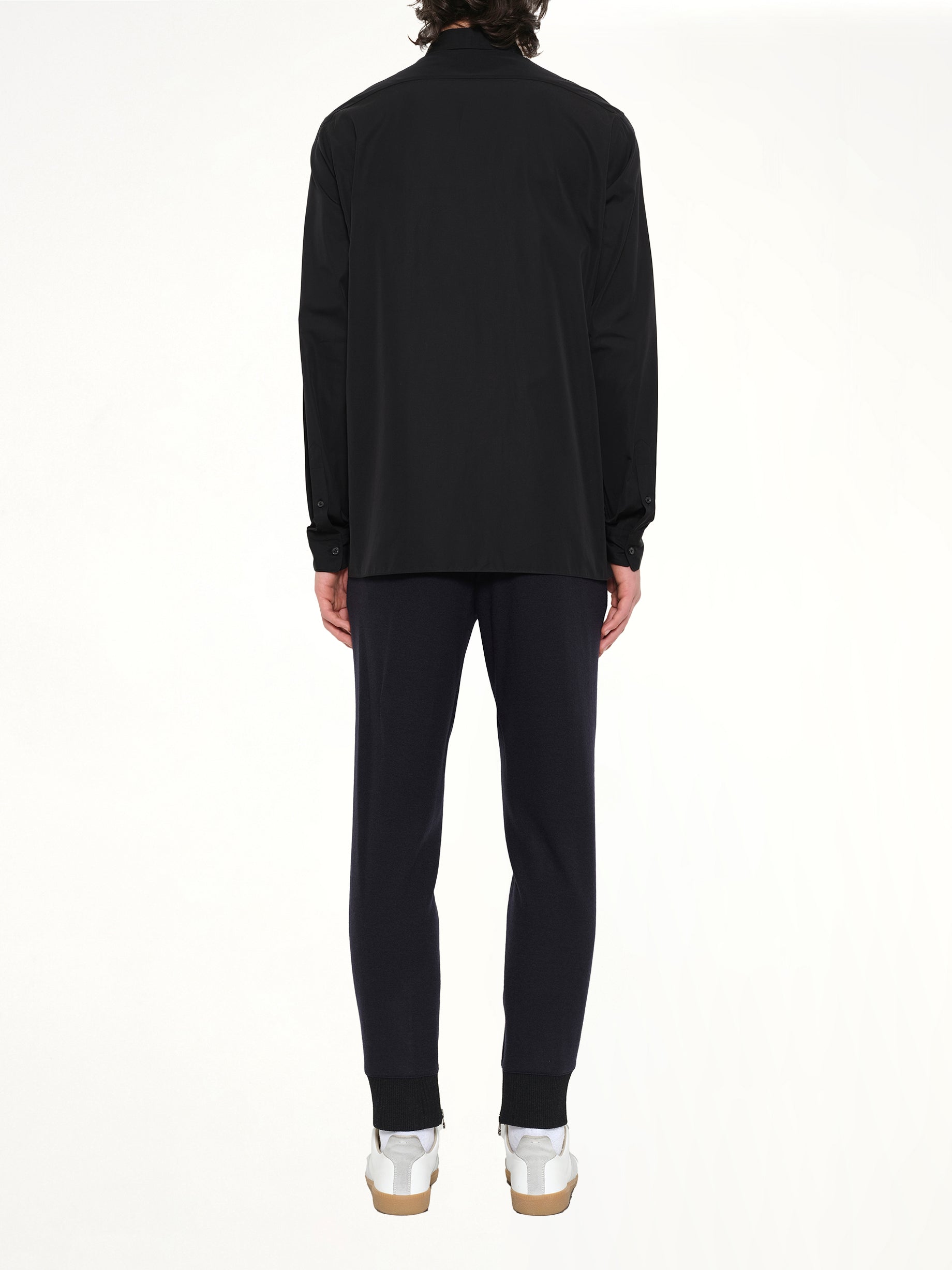 Shirt Small Collar in Black
