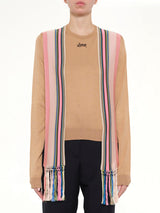 Stripe Bands Sweater in Camel