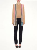 Stripe Bands Sweater in Camel
