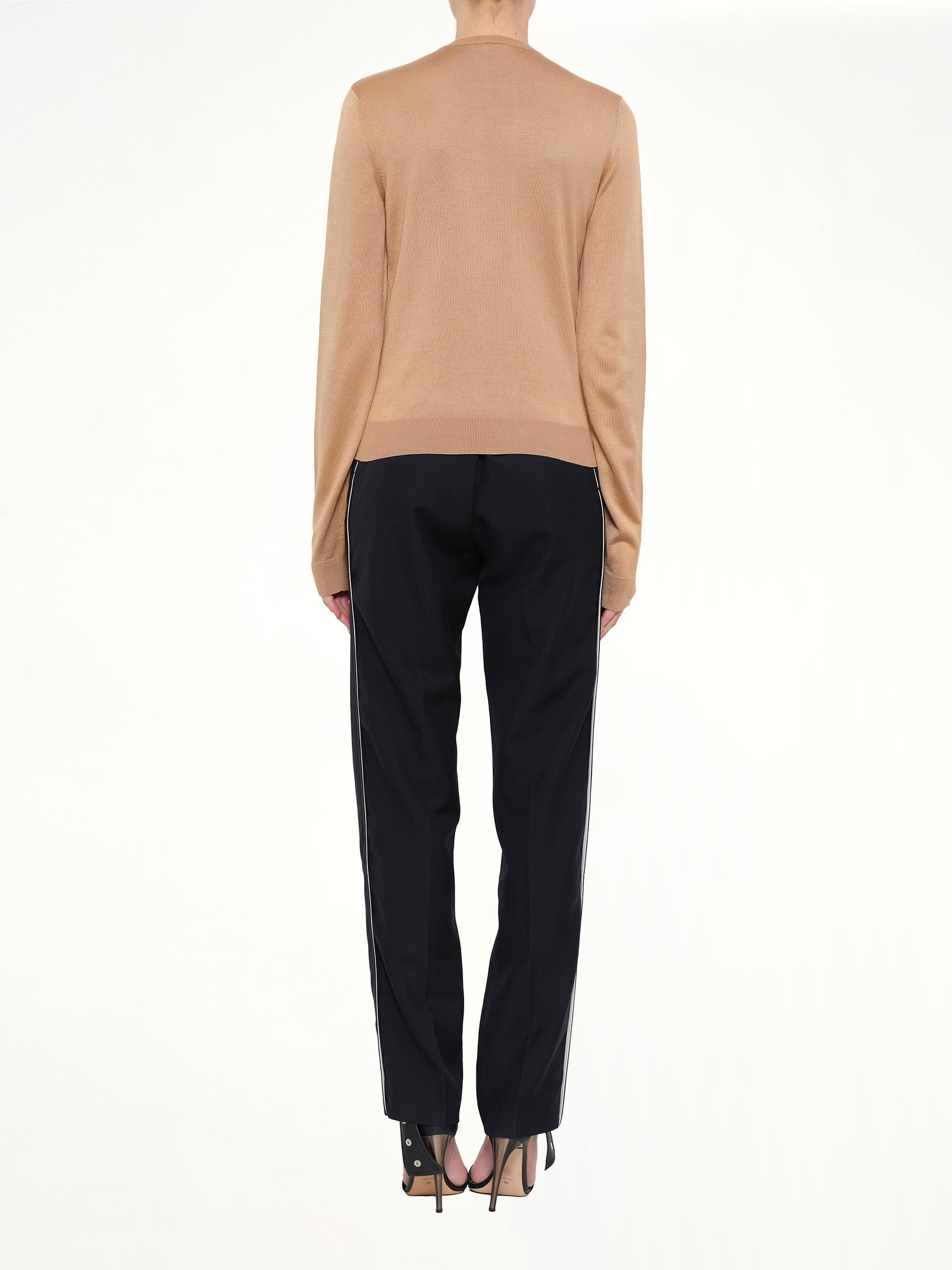 Stripe Bands Sweater in Camel