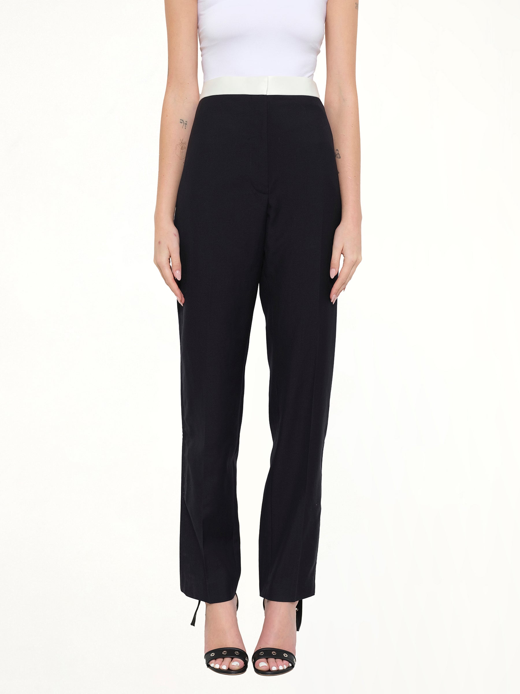 Tuxedo Trousers in Navy