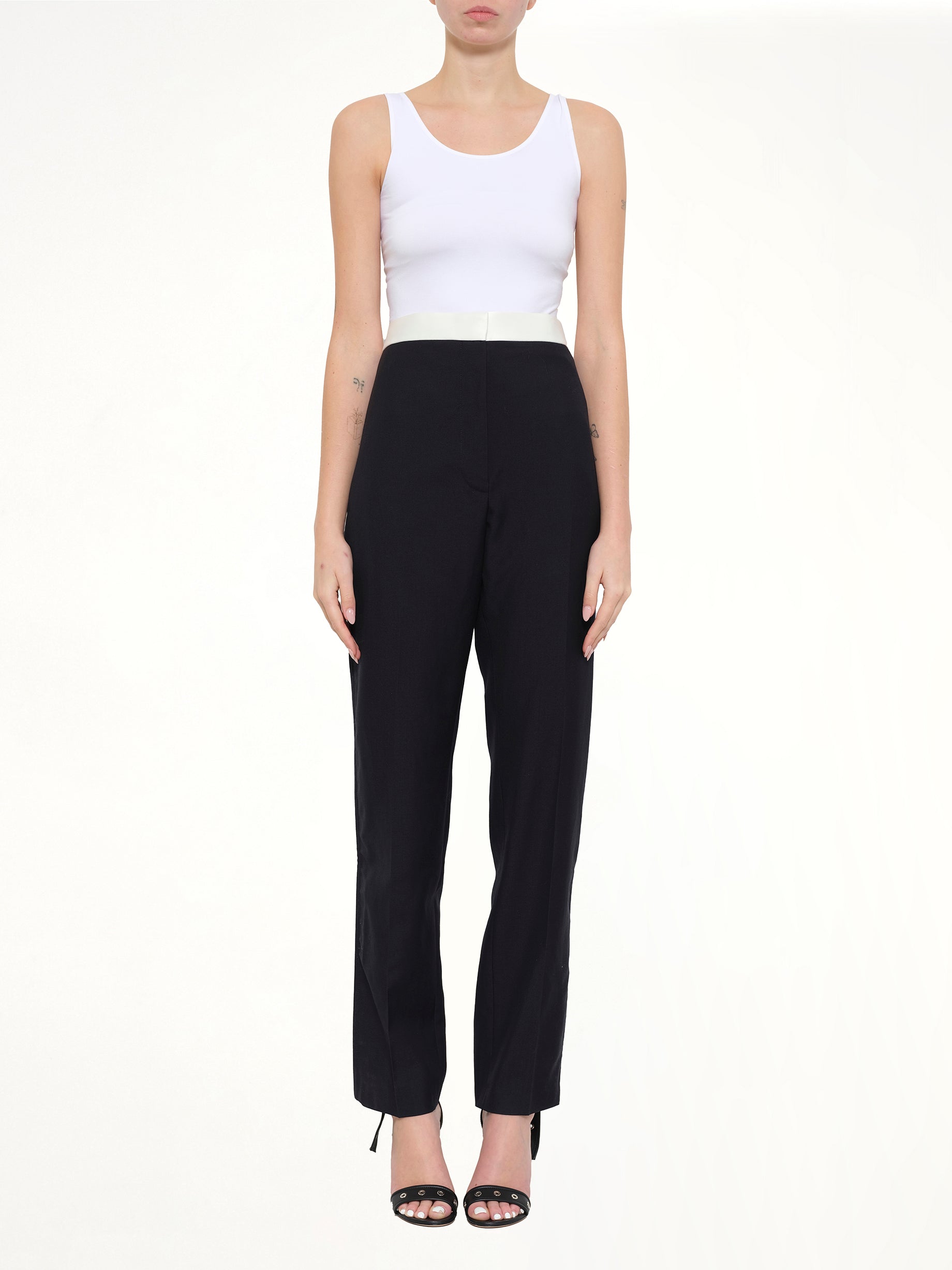 Tuxedo Trousers in Navy