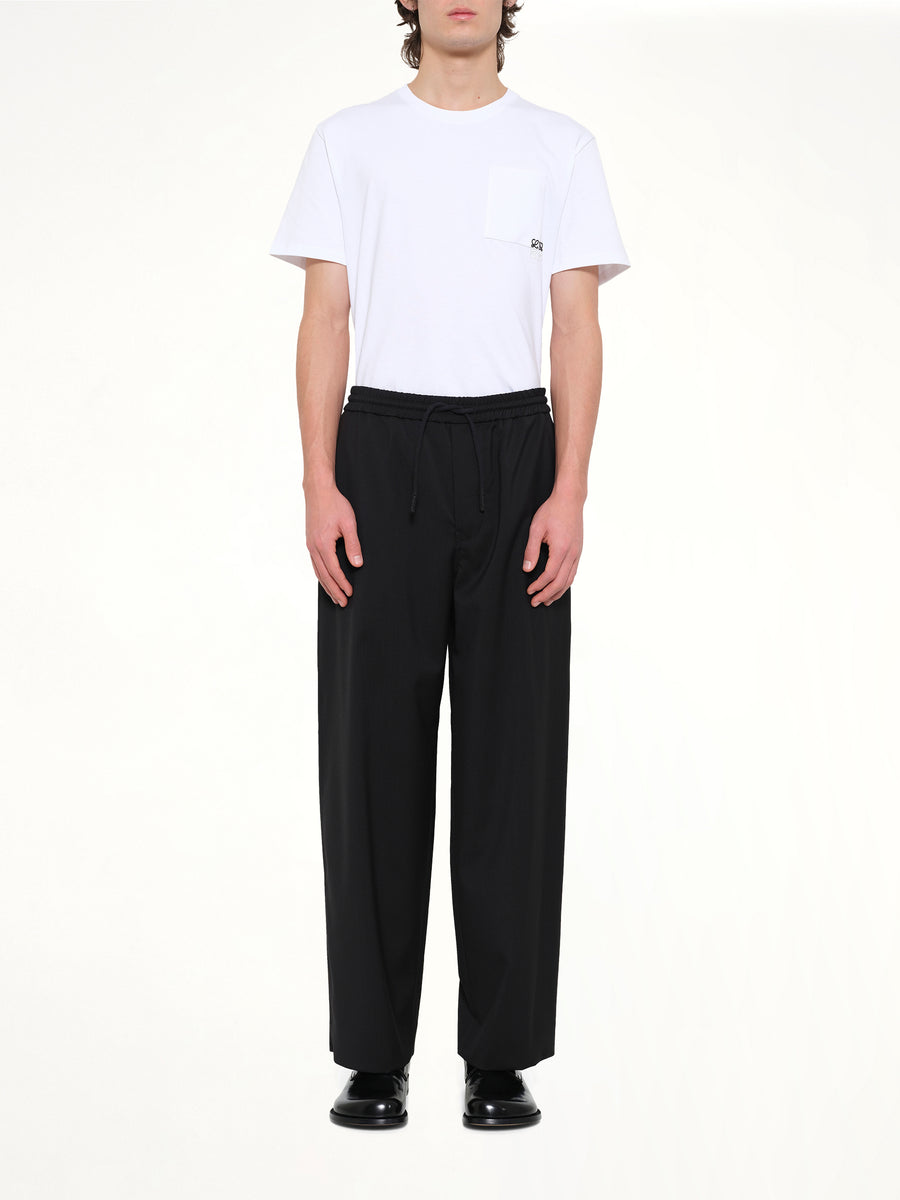 Drawstring Trousers AF in Black