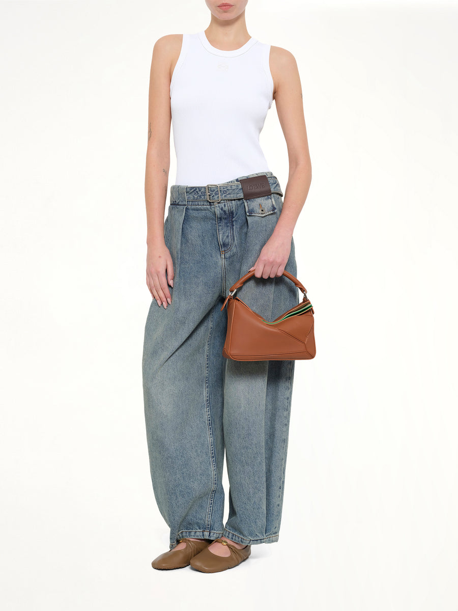 Puzzle Layers S Bag in Multicolor Squirrel