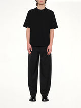 Twisted Rib Top in Black