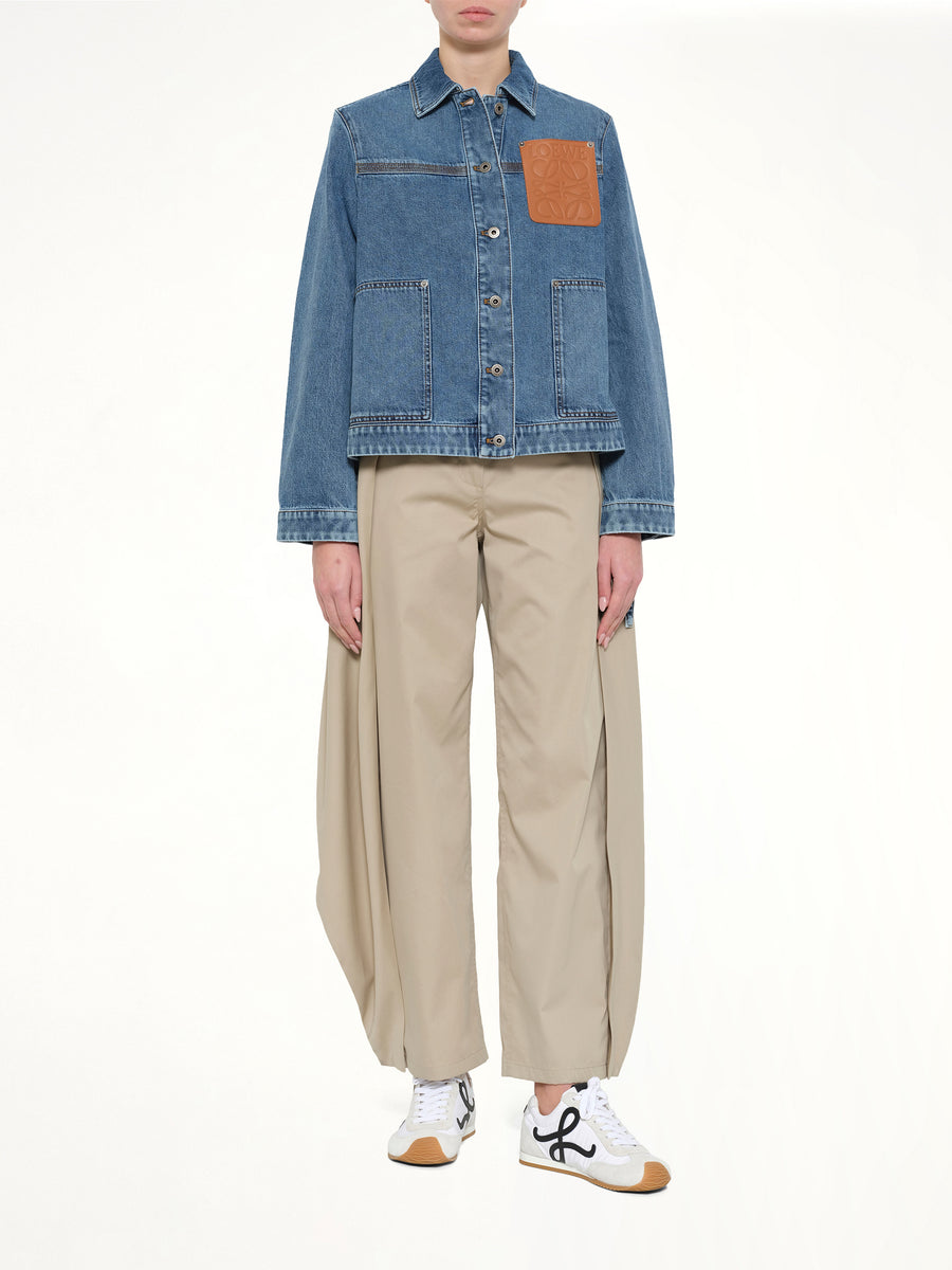 Workwear Jacket in Jeans Blue
