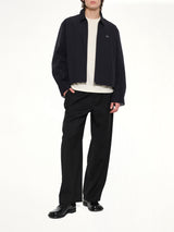 Zip-Up Jacket in Black